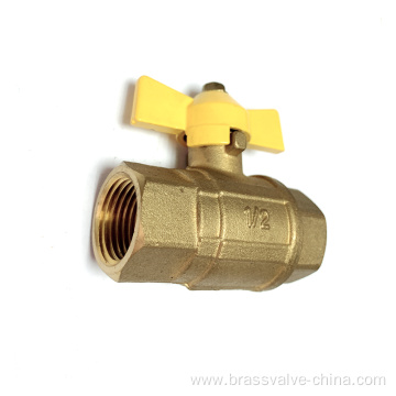 Brass Gas Ball Valve with Butterfly Handle/En331 Standard